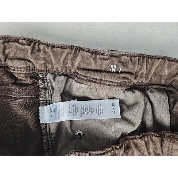 DU/ER N2X Jogger Pants Men's 32x29 Brown Slim Fit Stretch Drawstring MJNS1100 - Picture 5 of 13